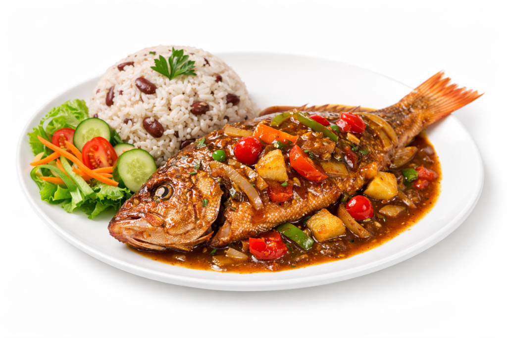 Brown Stew Fish