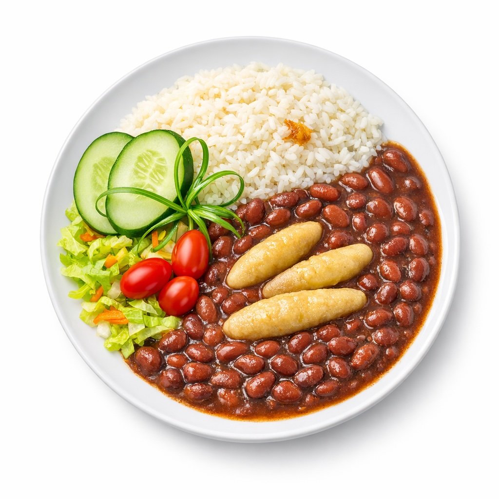Stew Peas with Chicken foot and Beef